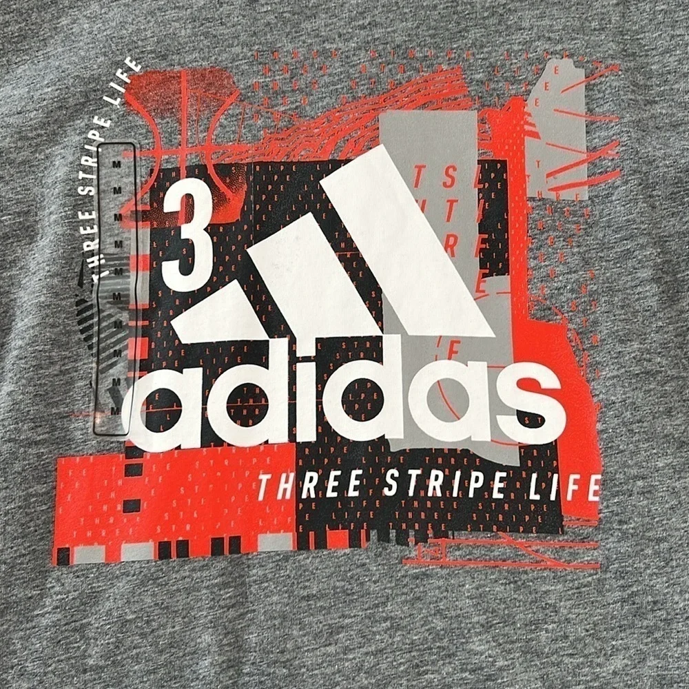 Adidas Boys Collage Mantra Tee! NWT!